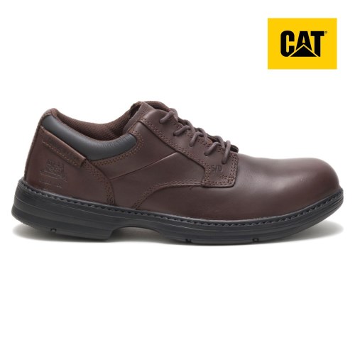 Caterpillar Oversee Steel Toe Werkschoenen Heren DonkerBruin (DYRA.NL)